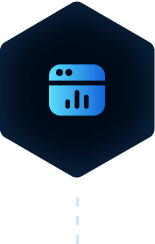 AI hexagon Analysis icon